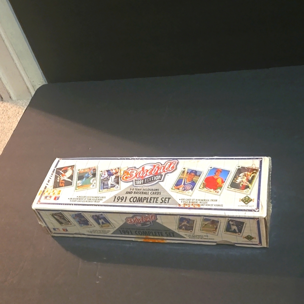 1991 UPPER DECK 3D TEAM HOLOGRAM COMPLETE BASEBALL 800 CARD SET